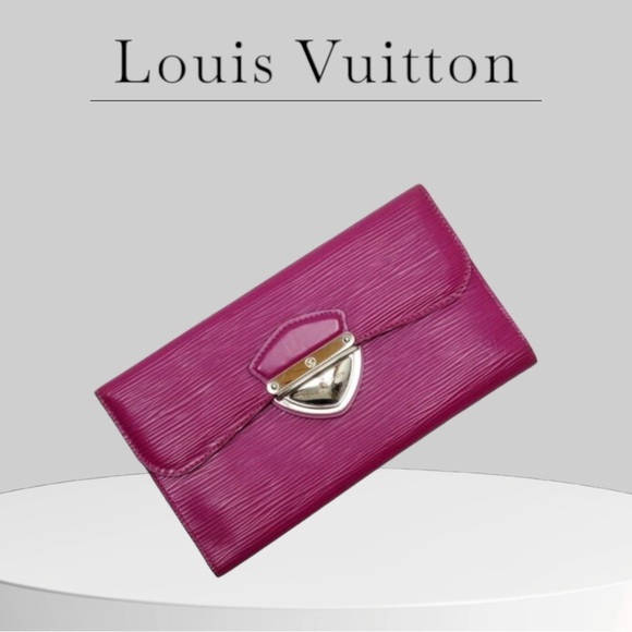 excellent condition Louis Vuitton Tri-fold Long Wallet/Epi